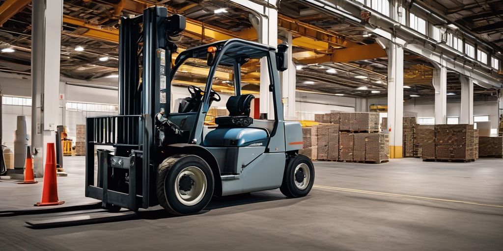 forklift safety refueling industrial site